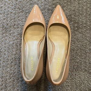 Coach patent leather heels